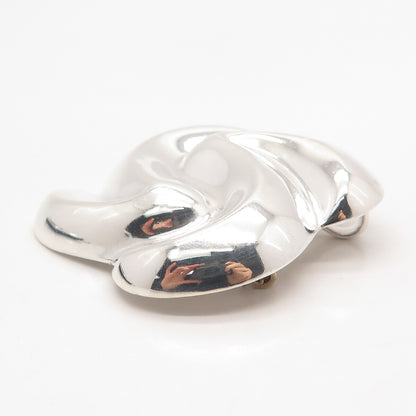 925 Sterling Silver Vintage Mexico Modernist Pin Brooch