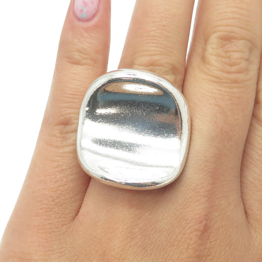 ROBERT LEE MORRIS 925 Sterling Silver Vintage Modernist Ring Size 6.75