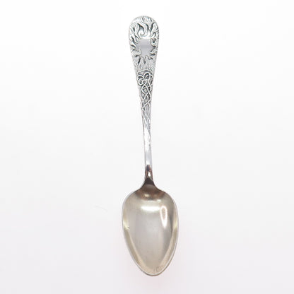 WALLACE 925 Sterling Silver Art Deco Monogram Coffee Spoon