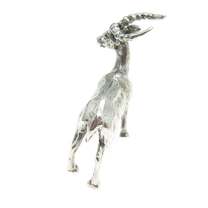 925 Sterling Silver Vintage Italy Impala Table Figurine
