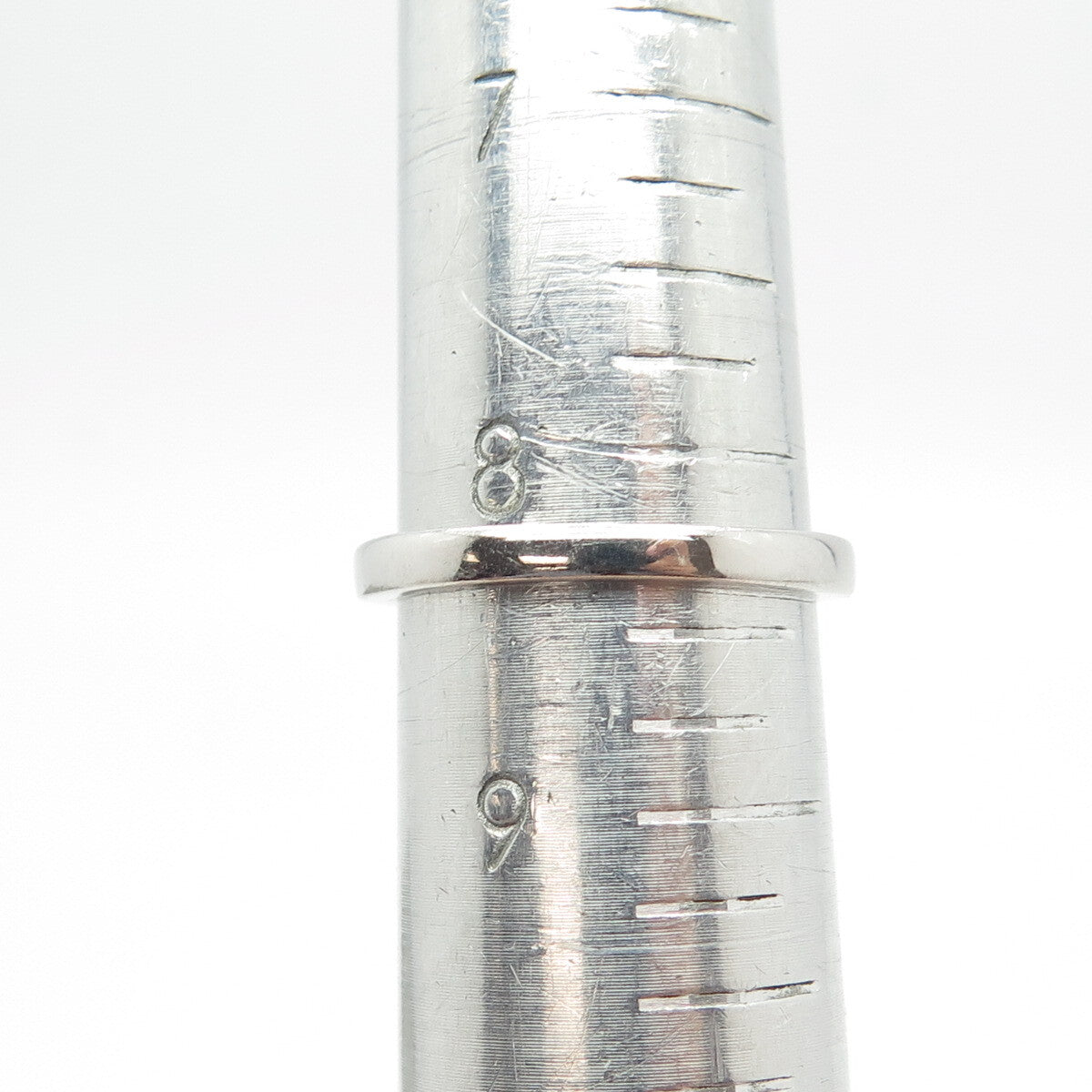 925 Sterling Silver C Z Engagement Ring Size 8.25