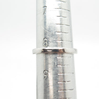 925 Sterling Silver C Z Engagement Ring Size 8.25