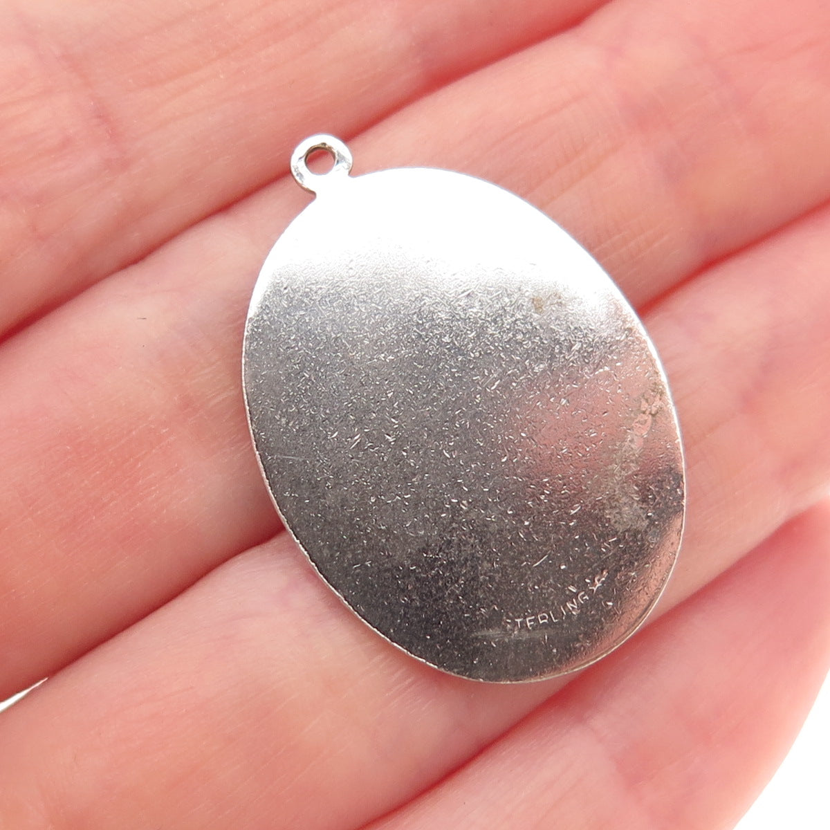 Griffith & Sons 925 Sterling Silver Vintage Rose To My Wife Charm Pendant