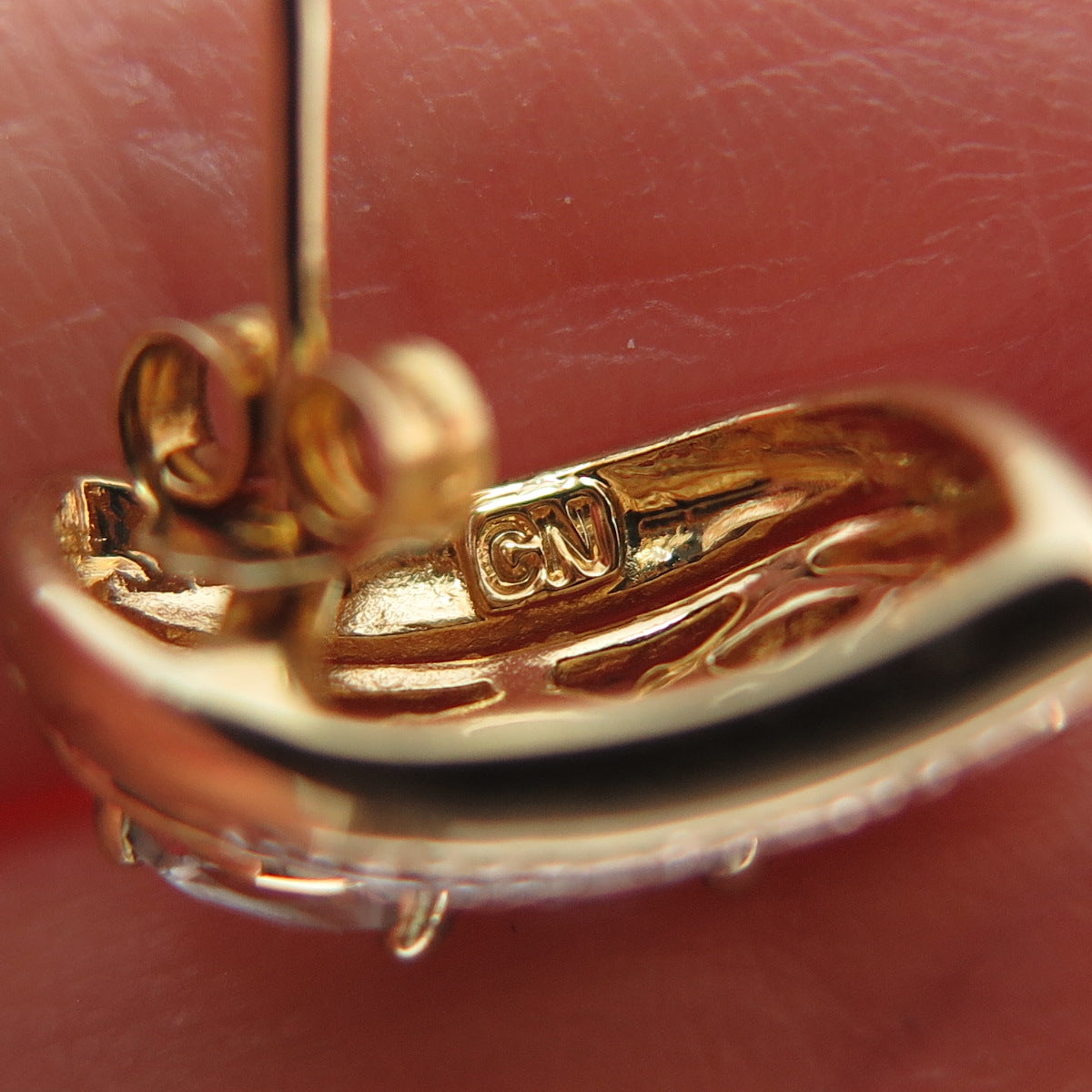 RSE ROBERT SEEMAN Sterling Gold Plated Real Diamond Accent & Multi-Gem Earrings