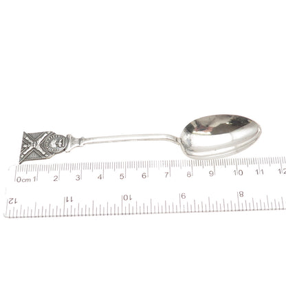 Stokes & Ireland 925 Sterling Silver Antique 1909 Dum Spiro Spero Coffee Spoon