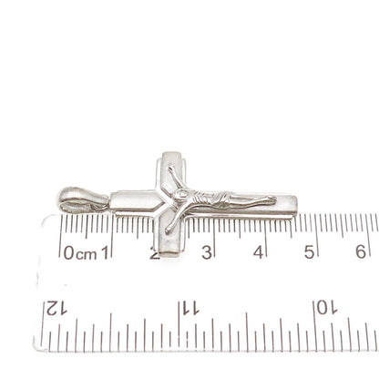925 Sterling Silver Vintage Crucifix Cross Charm Pendant