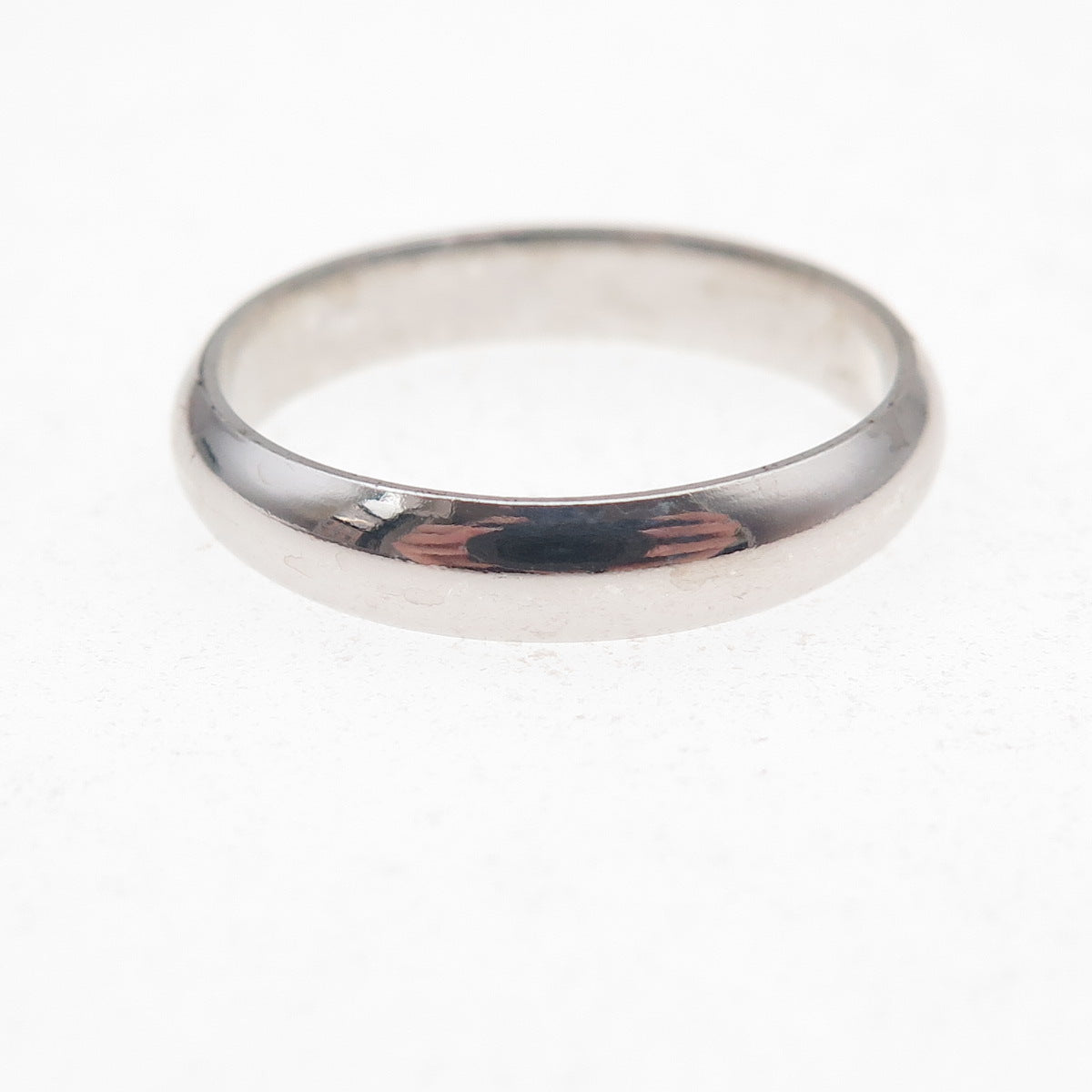 925 Sterling Silver Vintage Classic Wedding Band Ring Size 9.25