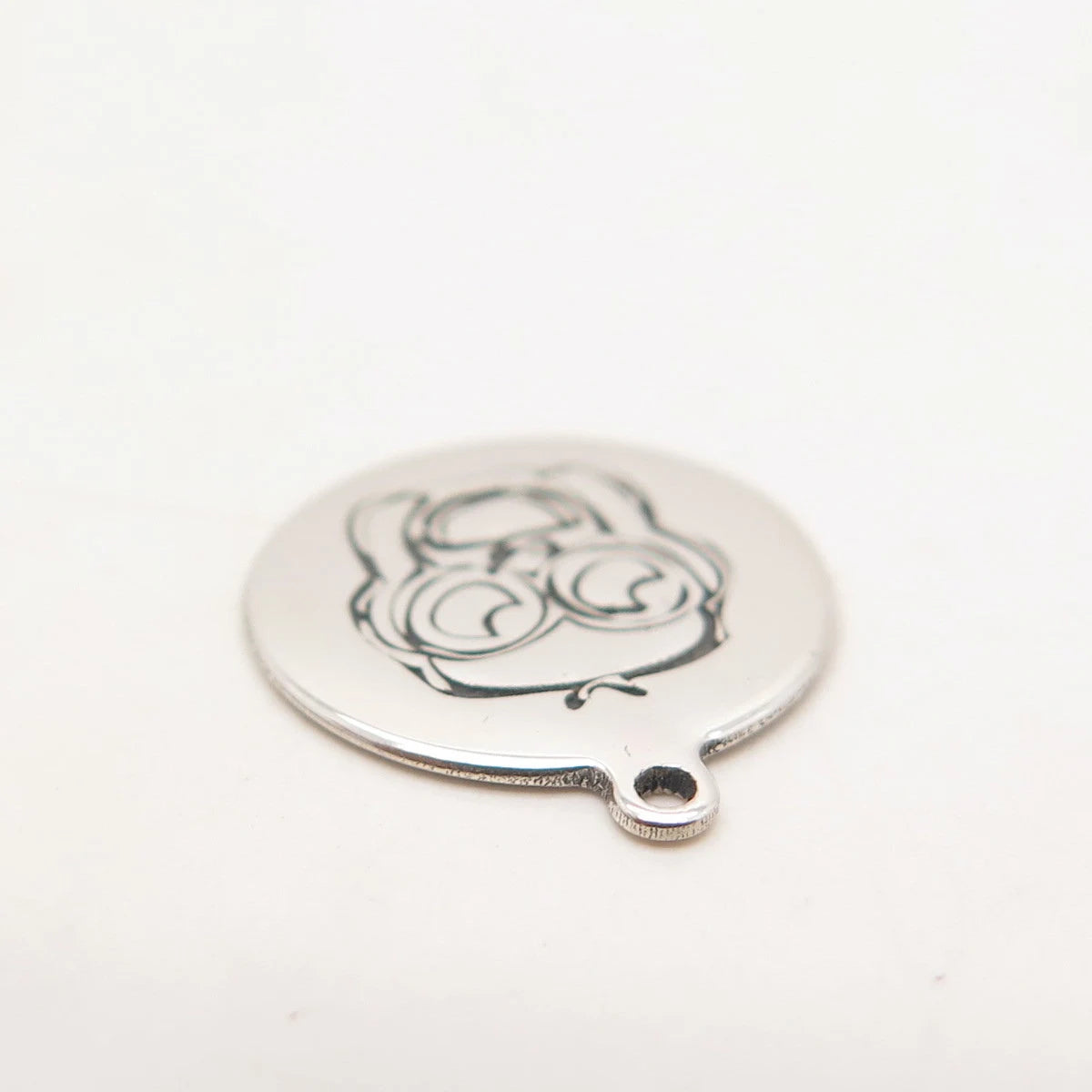 925 Sterling Silver USA Two In Town Monkey Charm Pendant