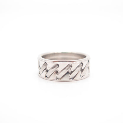 925 Sterling Silver Neos Braided Band Ring Size 7