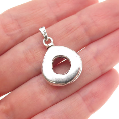 925 Sterling Silver Vintage Celtic Trinity Oxidized Charm Pendant