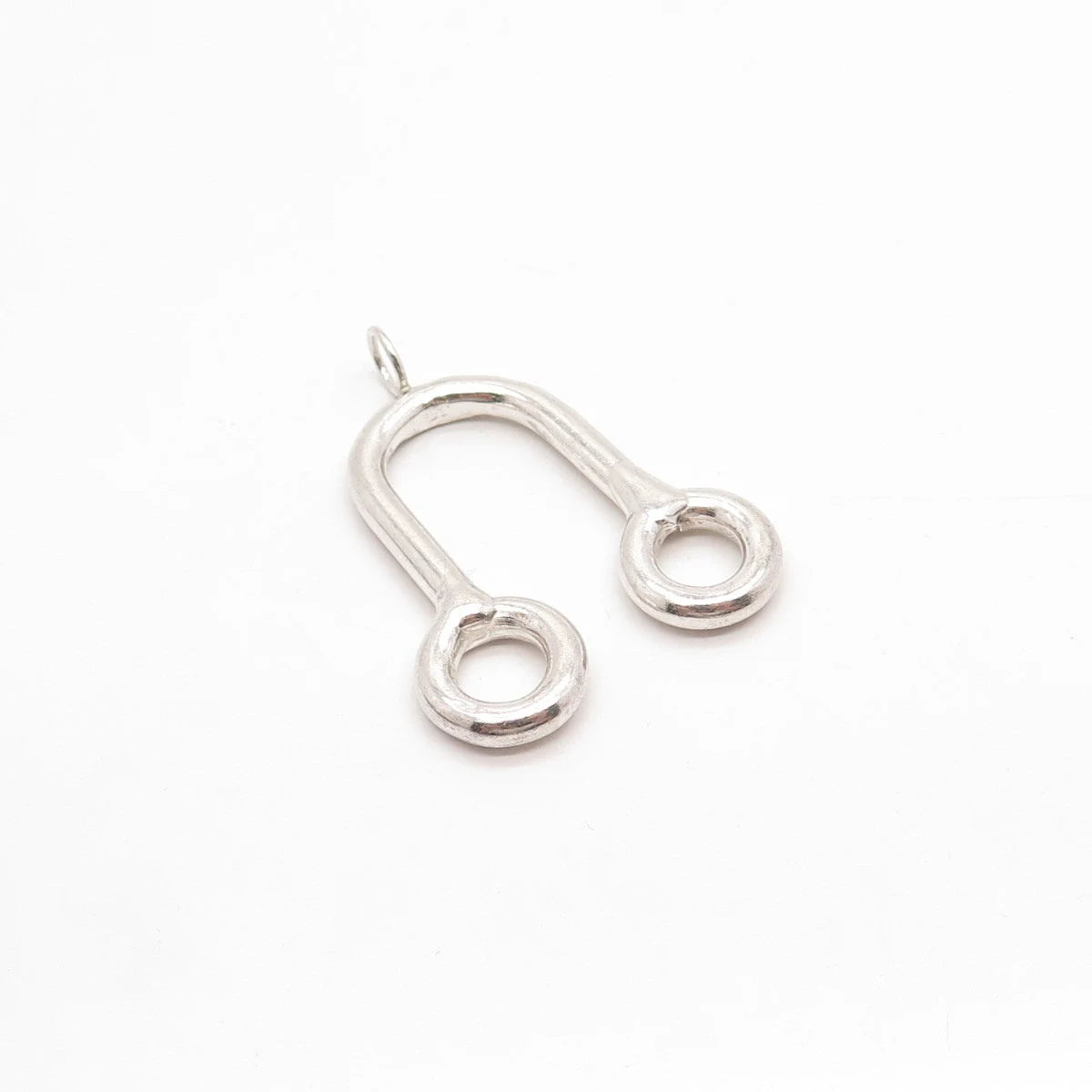 925 Sterling Silver Vintage Modernist Pendant