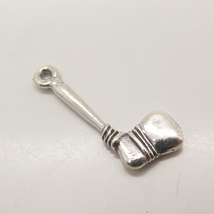 925 Sterling Silver Vintage Axe 3D Pendant