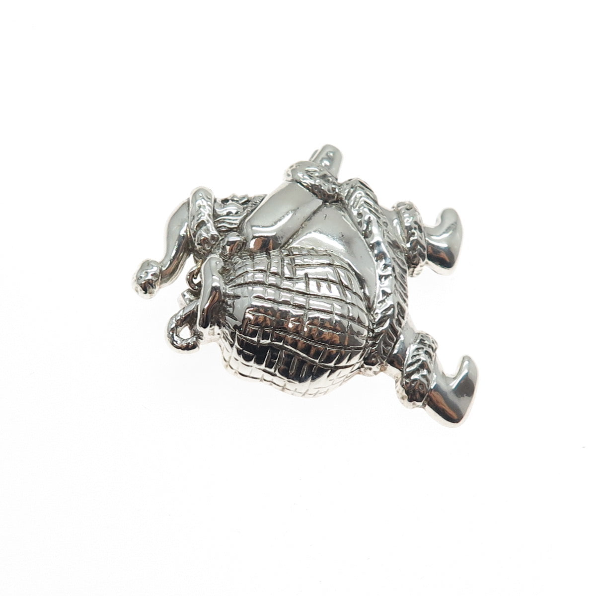 B. A. BALLOU & CO. 925 Sterling Silver Vintage Santa Claus Pin Brooch