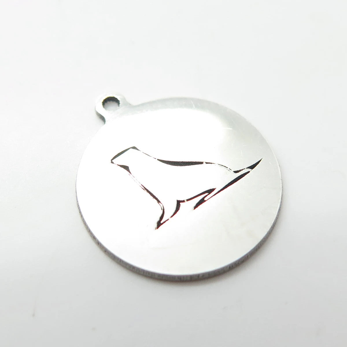 925 Sterling Silver USA Two In Town Sea Calf Charm Pendant