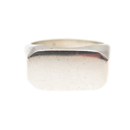 925 Sterling Silver Vintage Signet Ring Size 5.25