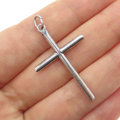 PPC Princess Pride 925 Sterling Silver Vintage Cross Charm Pendant