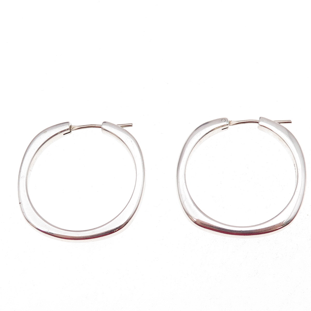 Tiffany & Co. 925 Sterling Silver Vintage Hoop Earrings