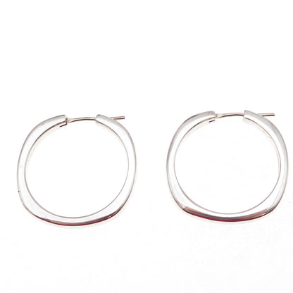 Tiffany & Co. 925 Sterling Silver Vintage Hoop Earrings