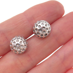 Christofle 925 Sterling Silver Vintage Golf Ball Cufflinks
