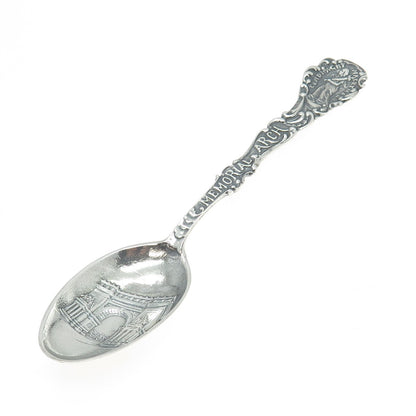 GORHAM 925 Sterling Silver Antique Memorial Arch States & Cities Coffee Spoon