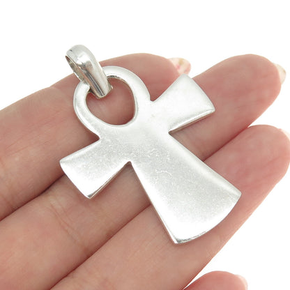 925 Sterling Silver Vintage Mexico Egyptian Ankh Pendant