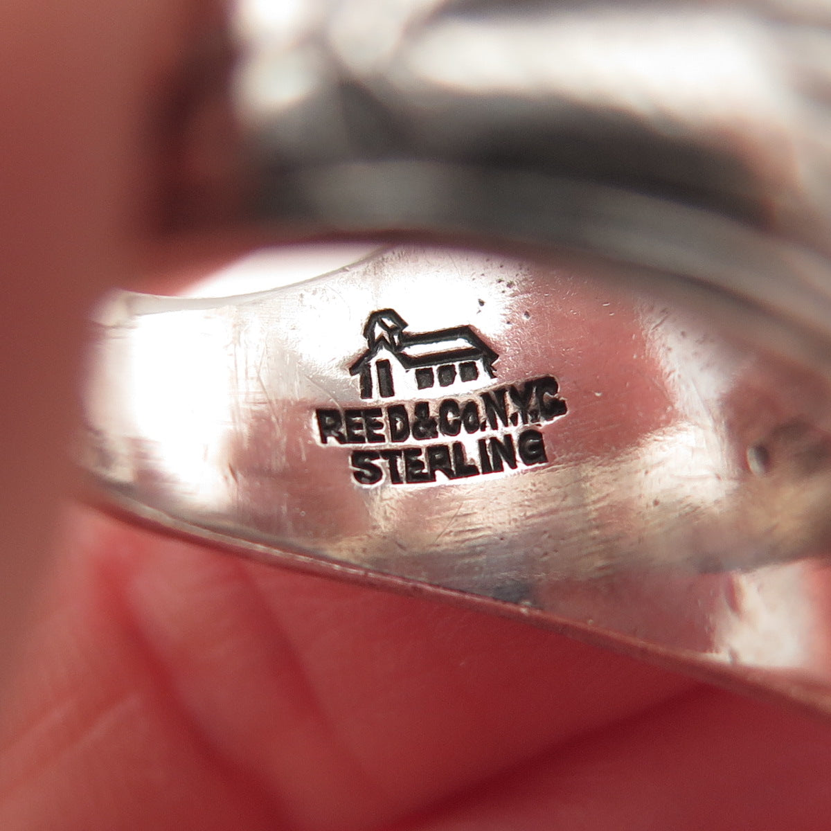 Reed & Co. Sterling Vintage 1969 Enamel Elizabeth Blackwell School Ring Size 6