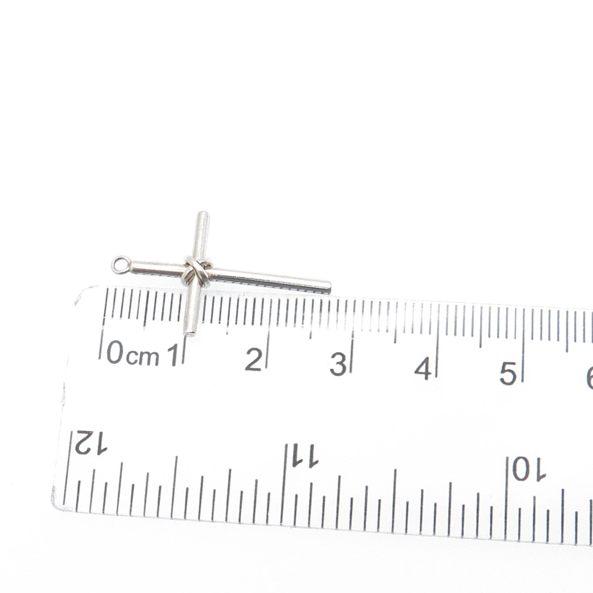 925 Sterling Silver Vintage Cross Religious Minimalist Charm Pendant