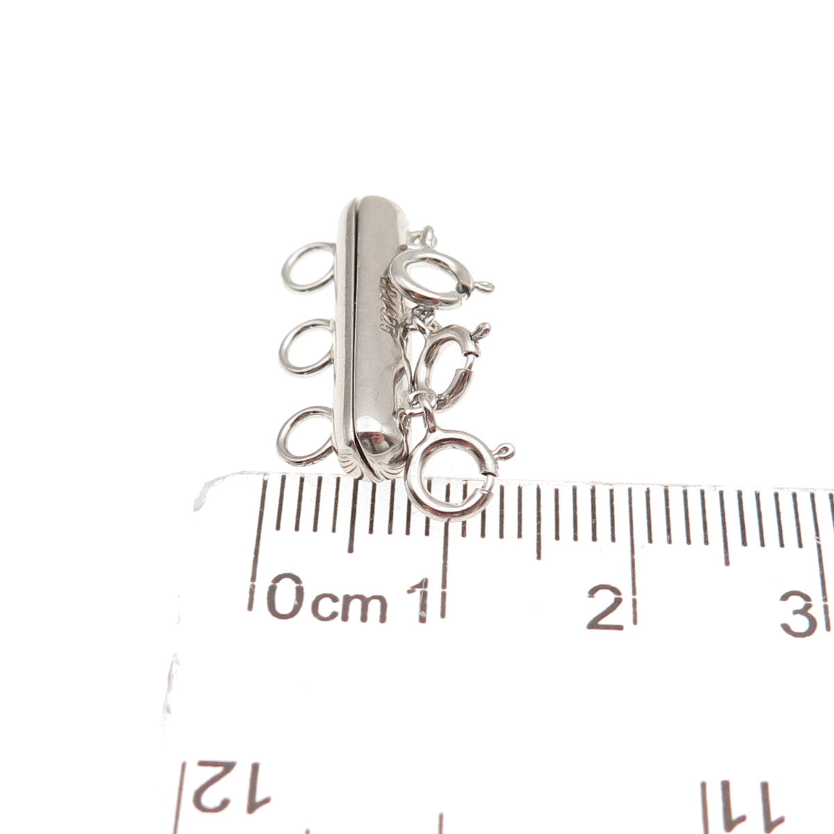 925 Sterling Silver Bracelet / Necklace Magnetic Bar Lock Clasp