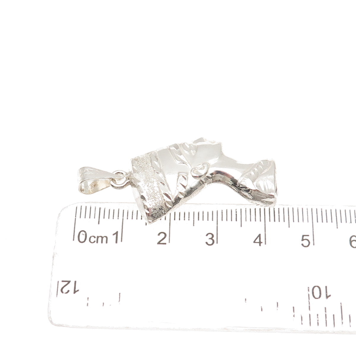 800 Silver Vintage Egyptian Nefertiti Charm Pendant