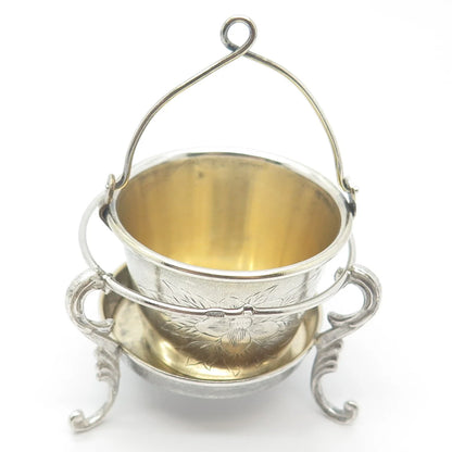 875 Silver Antique Bucket Tea Infuser