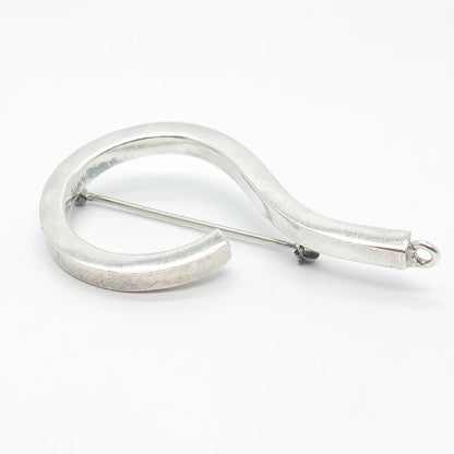 925 Sterling Silver Vintage Mexico Question Mark Pin Brooch