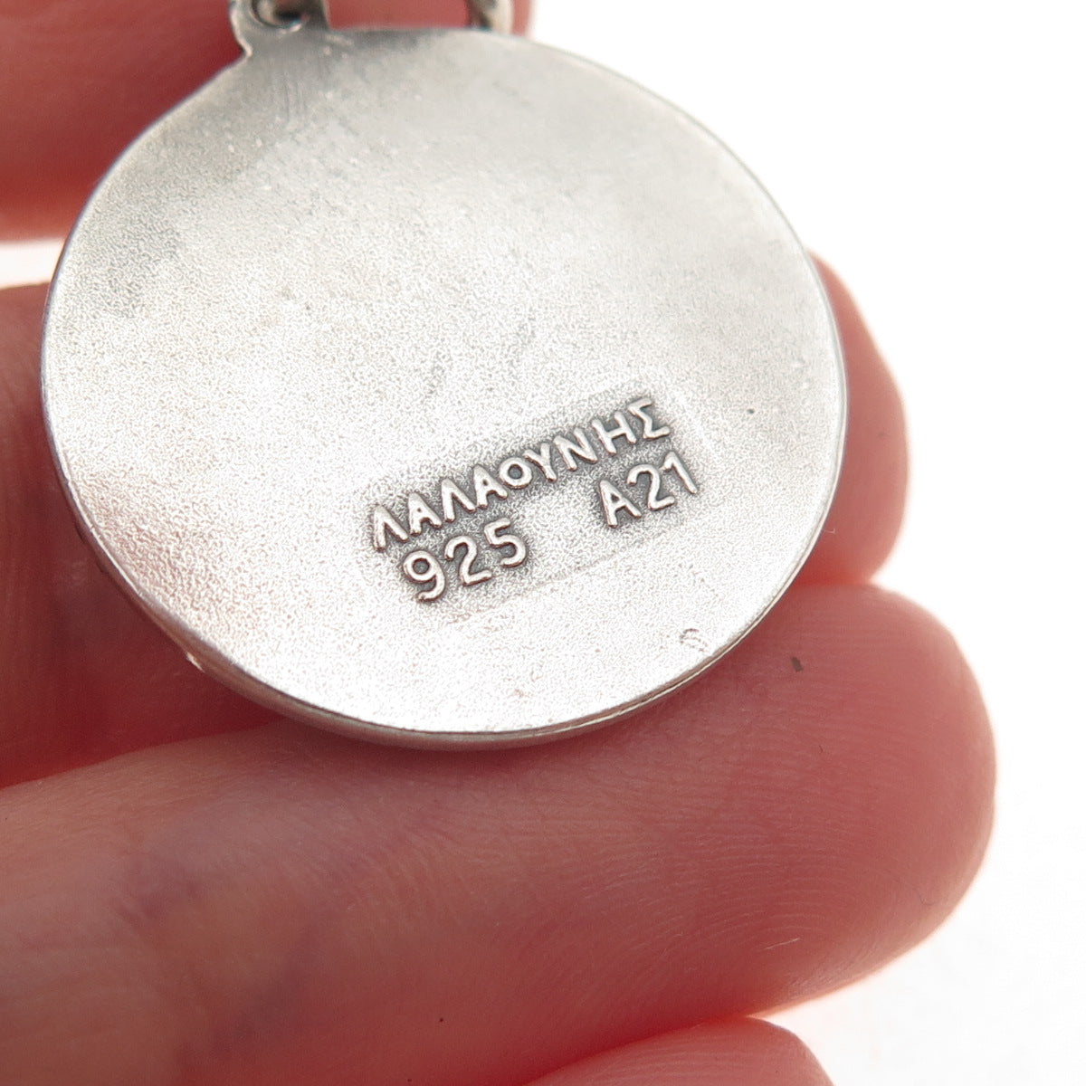 Ilias Lalaounis 925 Sterling Vintage 1988 Greece Clover Good Luck Charm Pendant