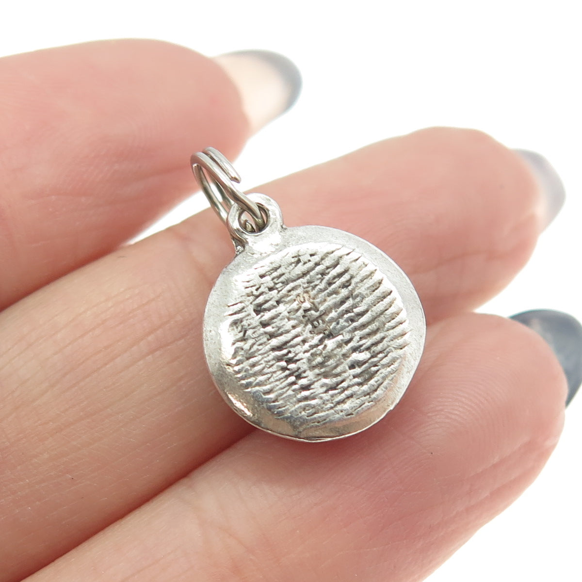 925 Sterling Silver Vintage "Happy Birthday" Cake Locket Charm Pendant