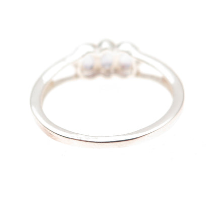 Chuck Clemency 925 Sterling Silver Real Oval-Cut Tanzanite Ring Size 8