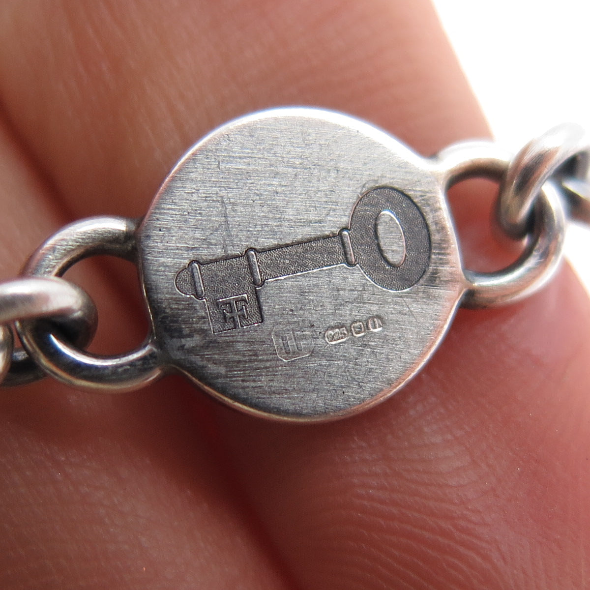 Theo Fennell Sterling Silver Vintage London Leo Zodiac Oxidized Bracelet 6.25"