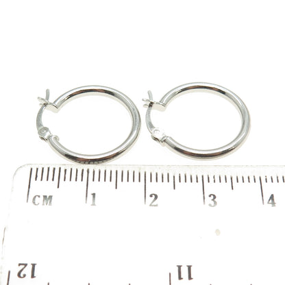 925 Sterling Silver Hoop Earrings