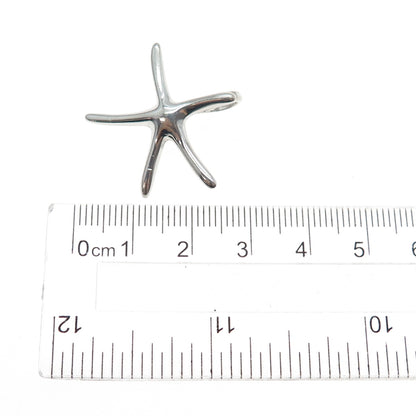ANNIKA WITT 925 Sterling Silver Vintage Starfish Slide Charm Pendant
