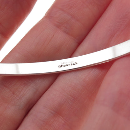 Tiffany & Co. 925 Sterling Silver Vintage Bangle Bracelet 8"