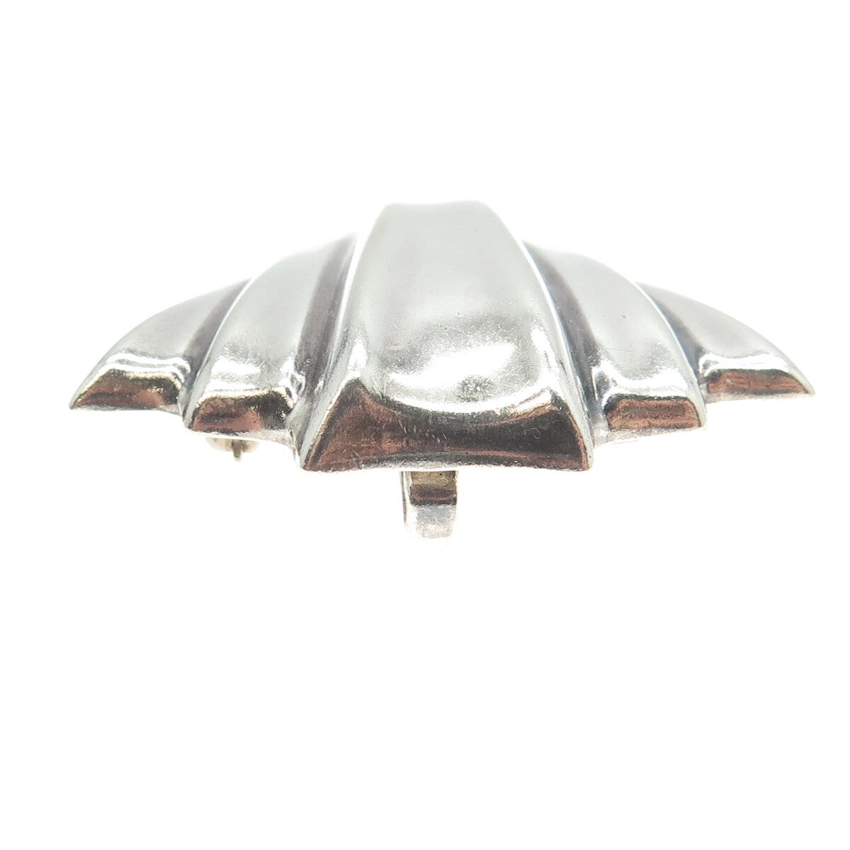 925 Sterling Silver Vintage Modernist Arrow Pin Brooch / Pendant