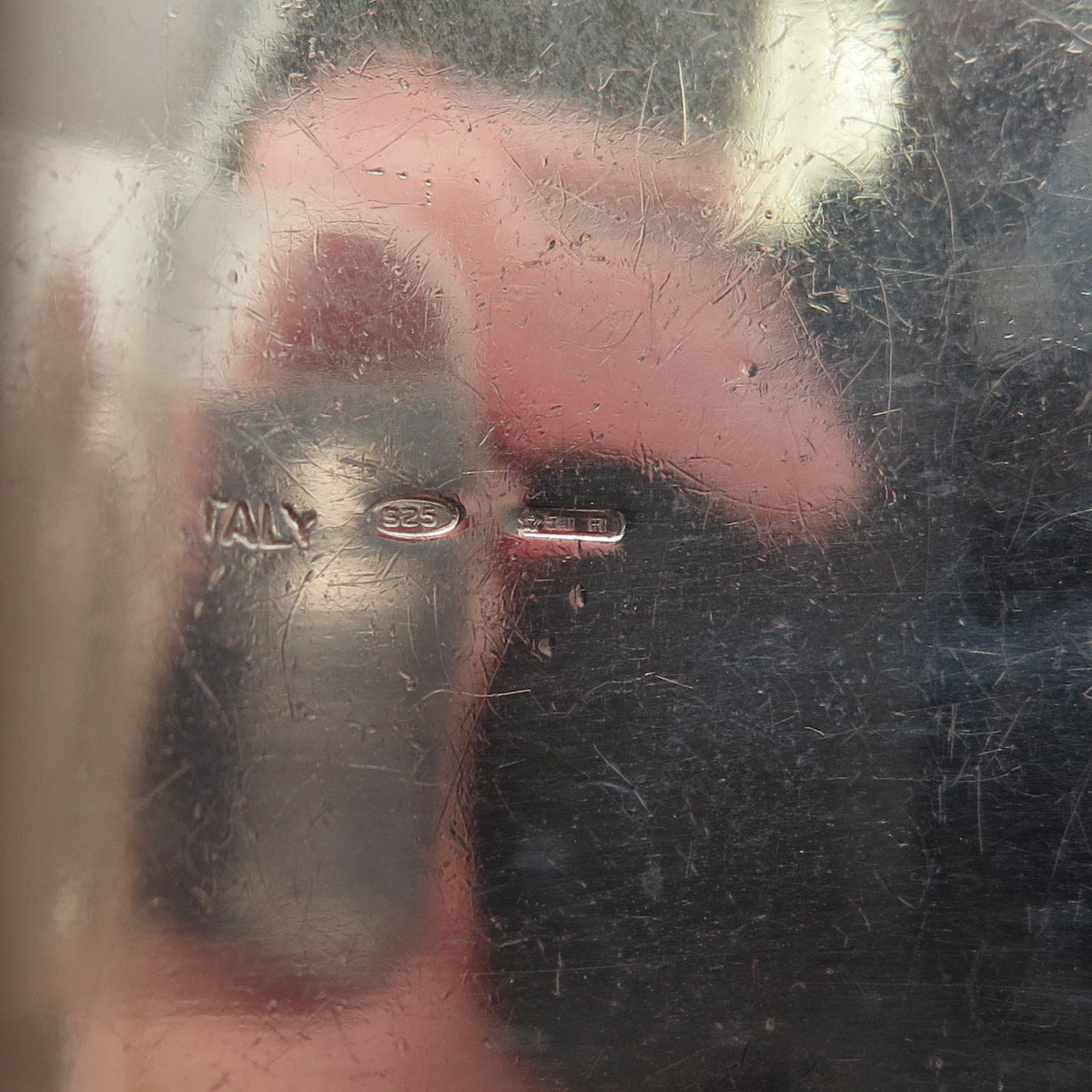 925 Sterling Silver 18K Gold Vintage Italy Floral Adjustable Bracelet 6.25"