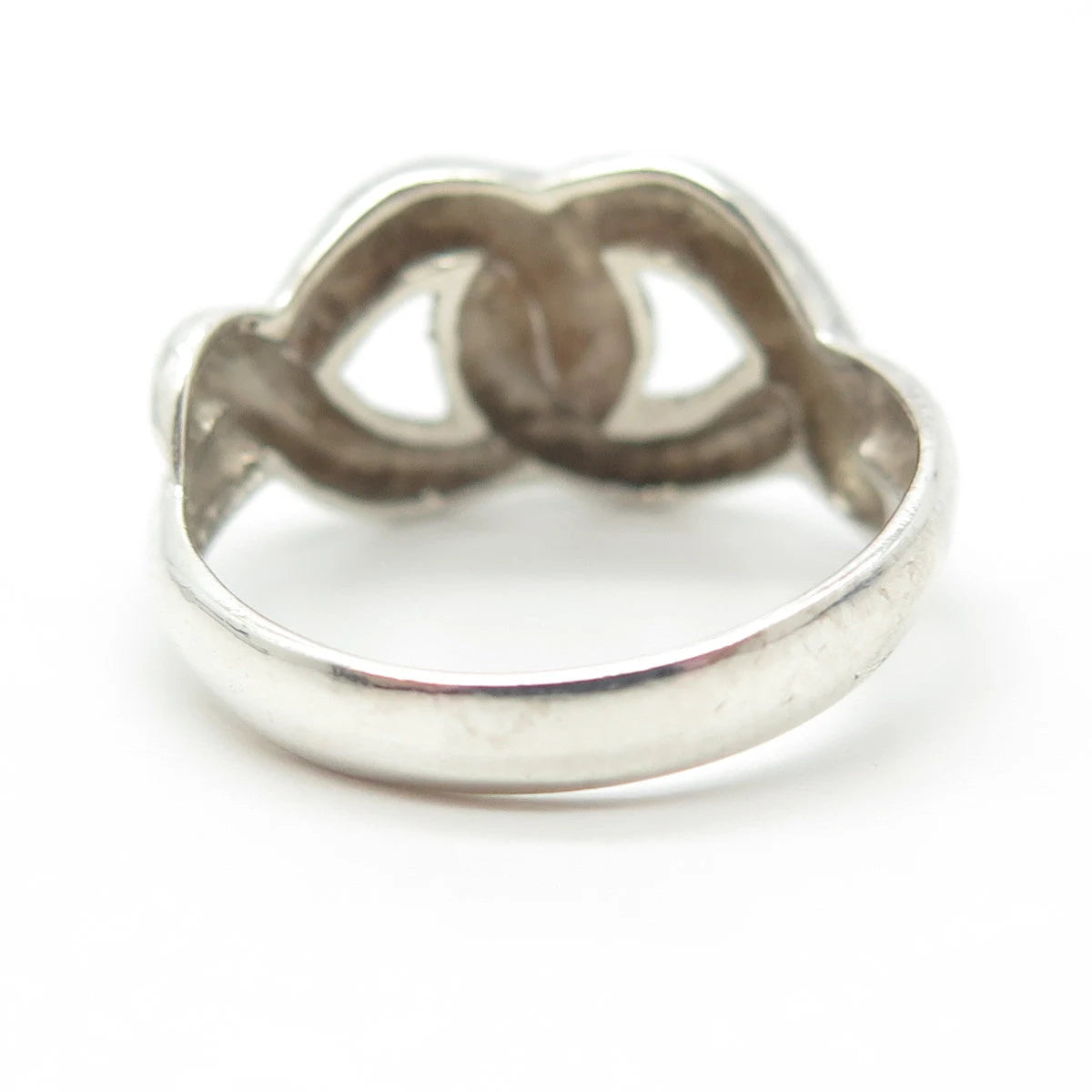 925 Sterling Silver Vintage Chain Ring Size 8.75