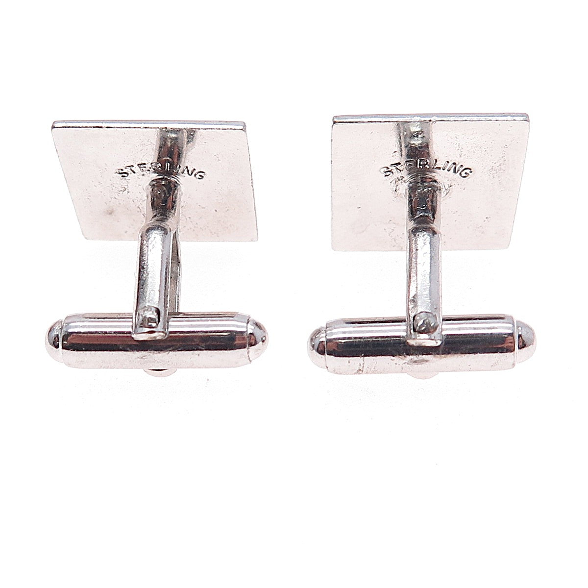 925 Sterling Silver Vintage Square Cufflinks