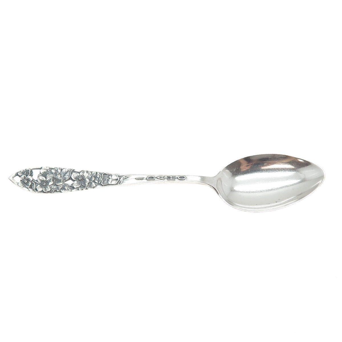 CHARLES M. ROBBINS 925 Sterling Silver Antique Art Deco Idaho Coffee Spoon