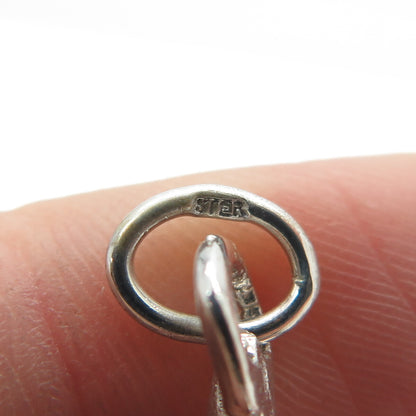 925 Sterling Silver Vintage Nautical Star Charm Pendant