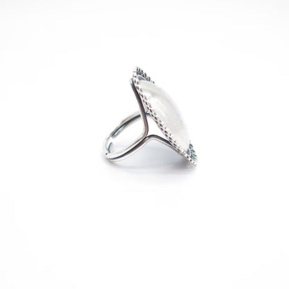 925 Sterling Silver Vintage BEAU Eternal Curve Adjustable Ring Size 5.5