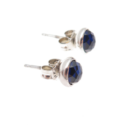 Pandora Sterling Silver Lab-Created Sapphire September Birthstone Stud Earrings