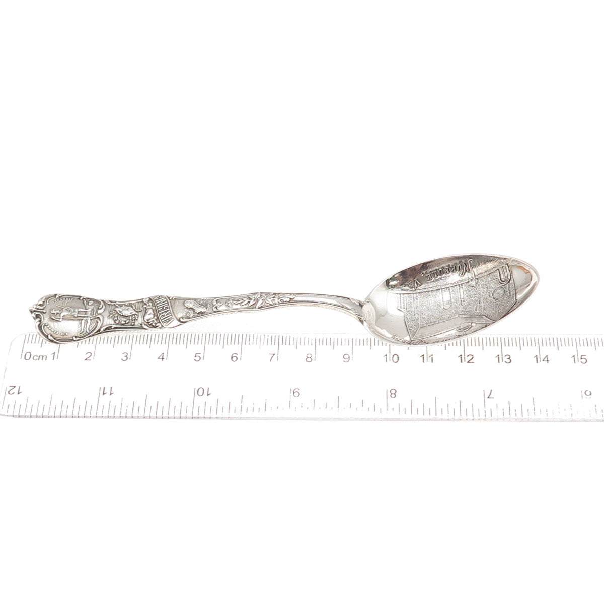 Mechanics 925 Sterling Antique Art Deco St. Paul's Church Norfolk VA Tea Spoon