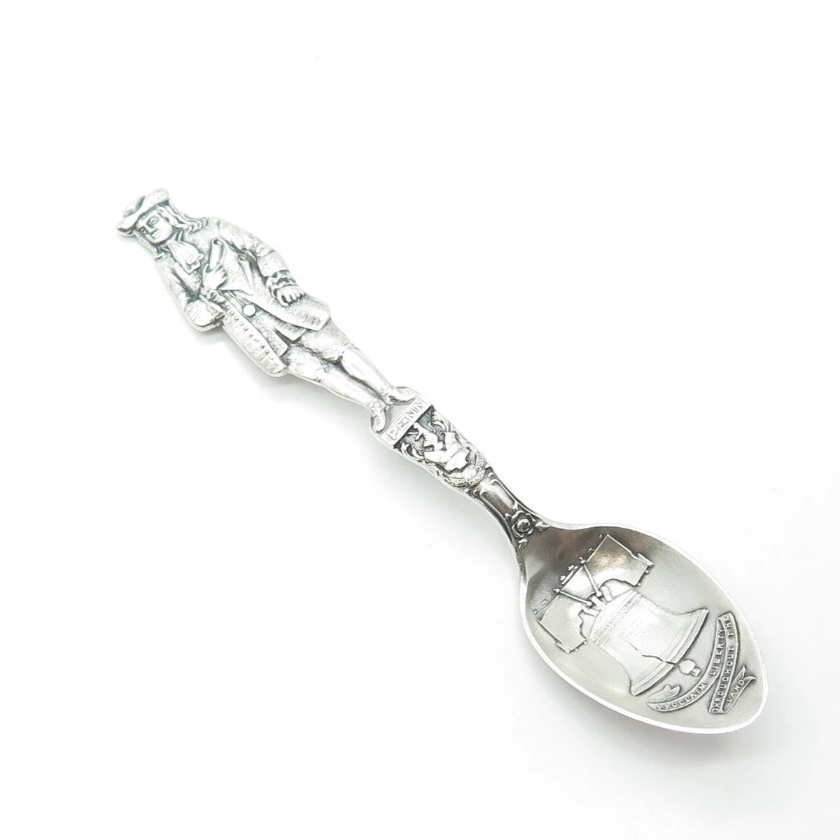 925 Sterling Silver Antique Art Deco Victor Seidman Mfg. Co. Liberty Bell Spoon