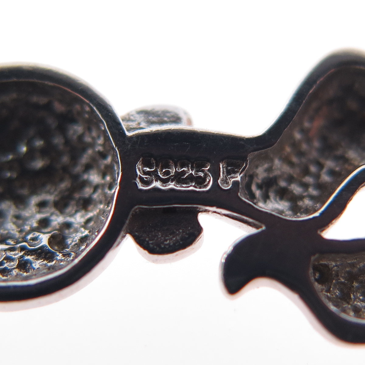 925 Sterling Silver Vintage Enamel Bookworm Dangle Earrings