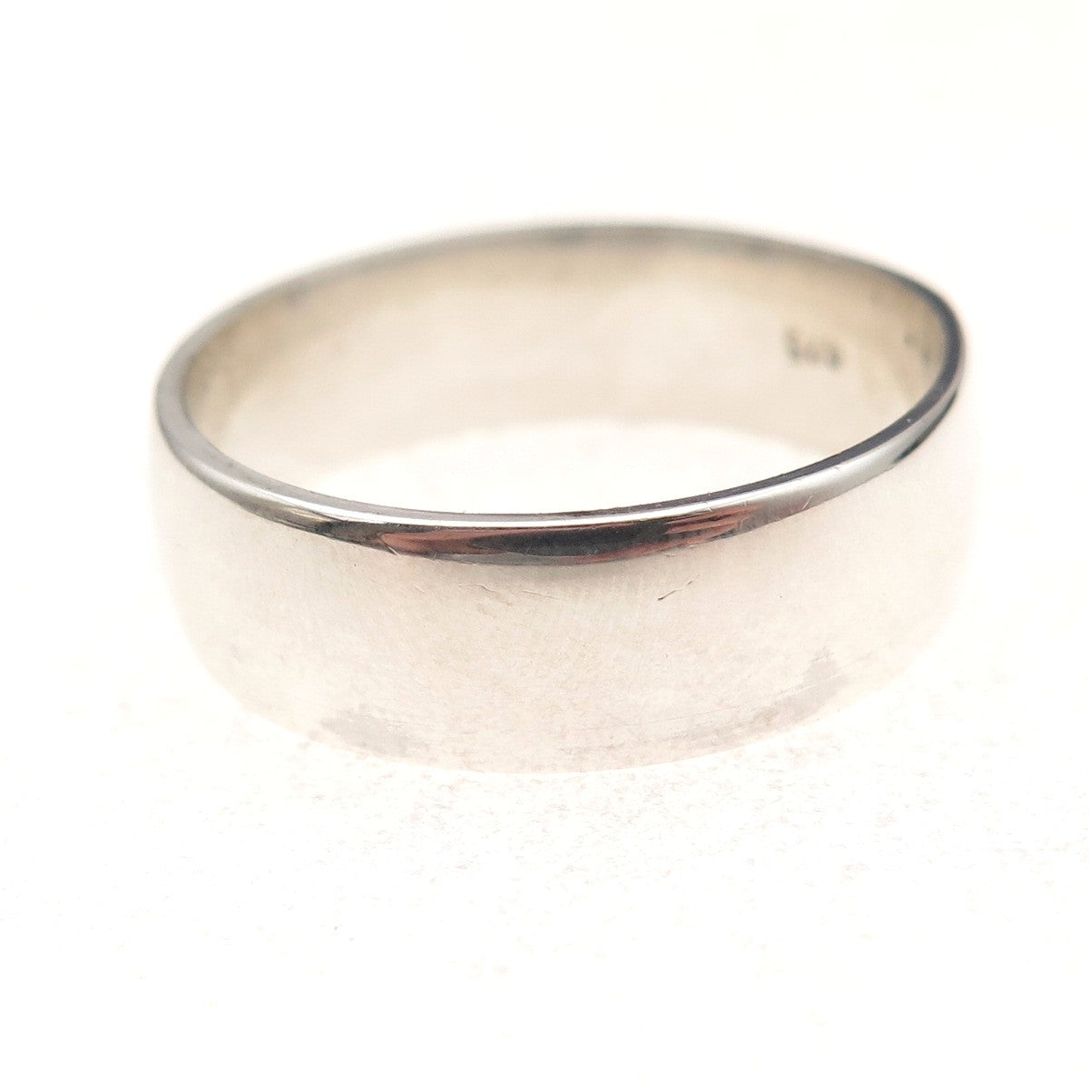 925 Sterling Silver Vintage Classic Wedding Band Ring Size 12.25